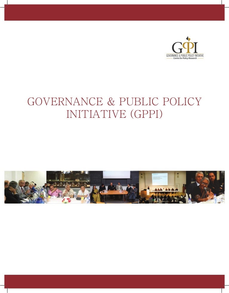 GOVERNANCE & PUBLIC POLICY INITIATIVE