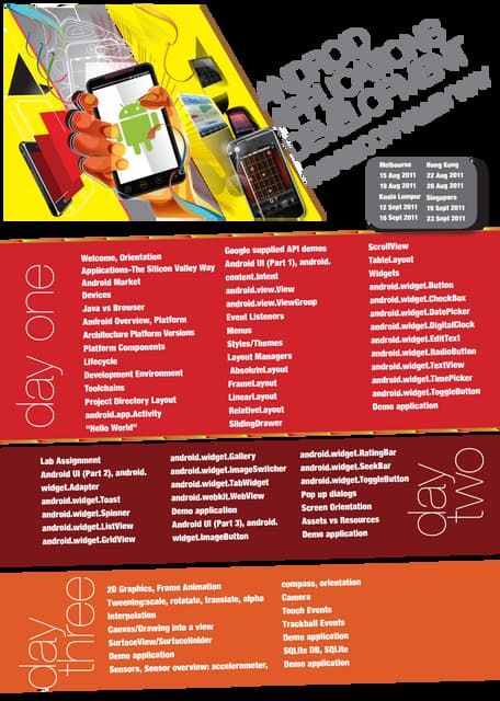 Silicon Valley Android Apps Brochure