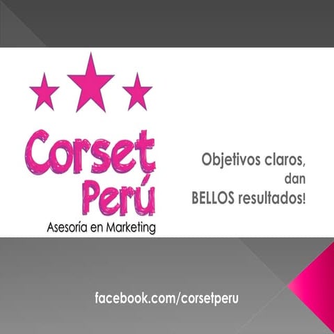 Brochure 2015 Corset Perú :: Villajuana Consultores S.A.C.