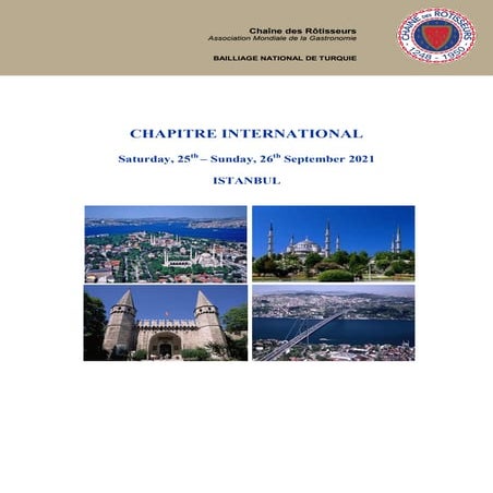 2021 Chapitre Istanbul Turkey Brochure | PDF