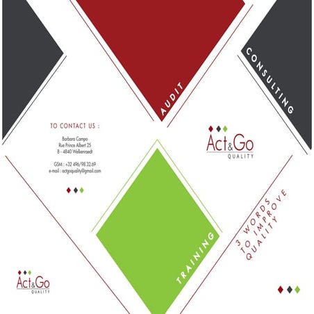 Brochure Act&amp;Go Quality