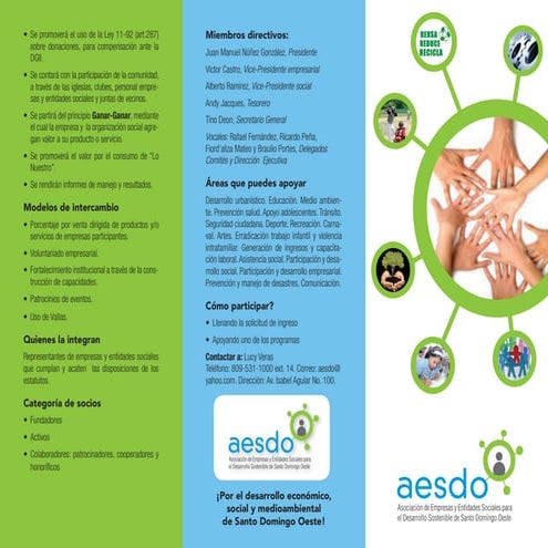 Brochure  A E S D O(Triptico)
