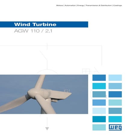 TURBINA DE VIENTO AGW  110 2.1 WEG MEXICO