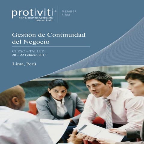 ISO 22301, SGCN, BCMS, Sistema de Gestión de la Continuidad del Negocio ...