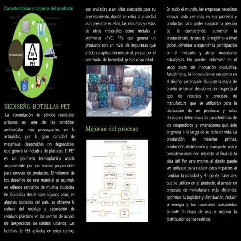Brochure caracteristicas y mejoras del producto