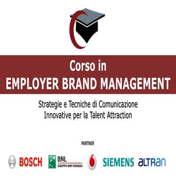 Brochure Corso Itinerante in Employer Brand Management