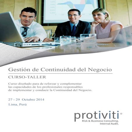 Curso - Taller Gestión de Continuidad del Negocio | PDF