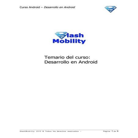 Brochure curso desarrollo aplicaciones android