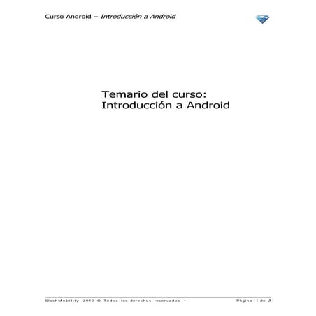 Brochure curso introducción android