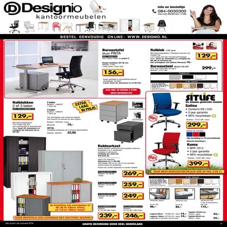 Brochure designio kantoormeubelen hardenberg