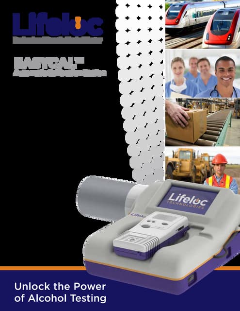Lifeloc EASYCAL Automatic Calibration Brochure for Workplace Breath Testers