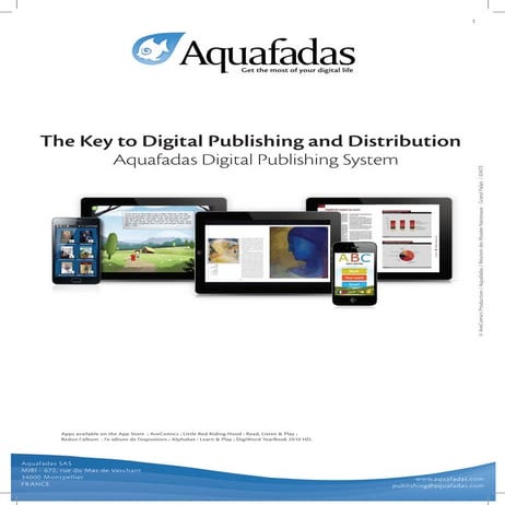 Aquafadas's brochure