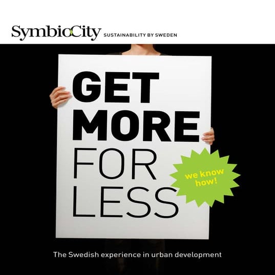 SymbioCity Sustainability By Sweden | PDF