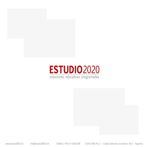 Brochure Estudio 2020