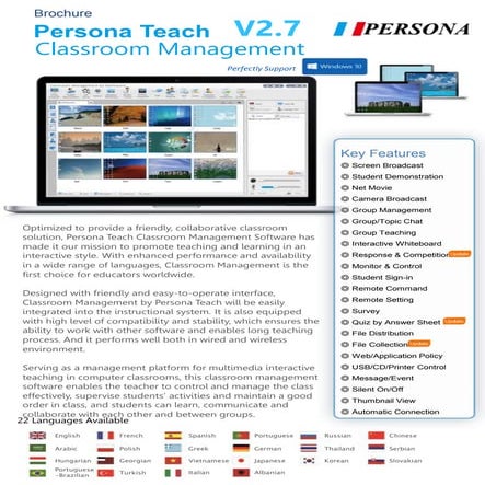 Brochure for persona teach  2.7 on windows