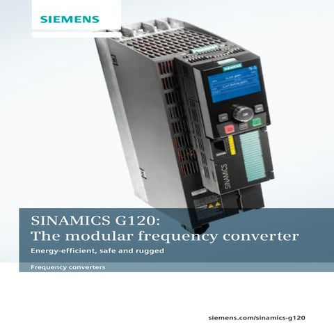 Tải Brochure biến tần siemens Sinamic G120