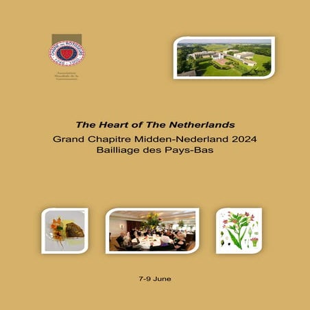 Grand Chapitre 2024: A Culinary and Cultural Odyssey in Central Netherlands Brochure