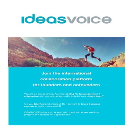 Brochure IDEASVOICE February 2016