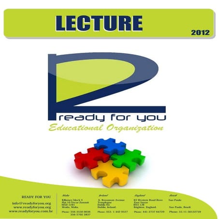 Brochure Lecture