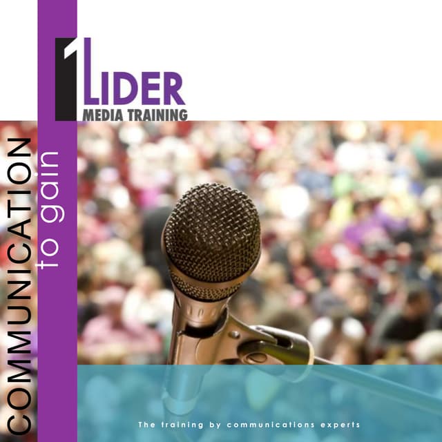 Lider Media Training  Brochure - English