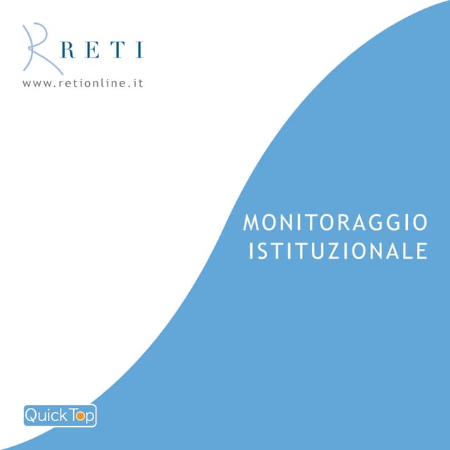 Brochure monitoraggio