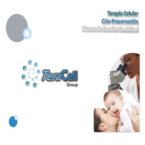 Banco de Cordòn Teracell Brochure Procedimientos Brochure Informativo