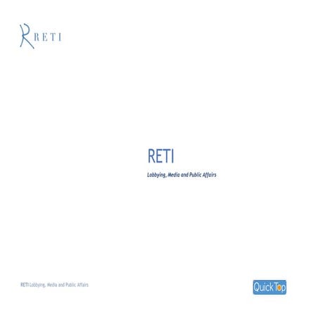 Reti: Lobbying, Media and Public Affairs
