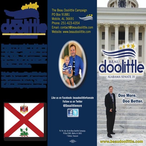 Beau Doolittle Alabama Senate, District 35