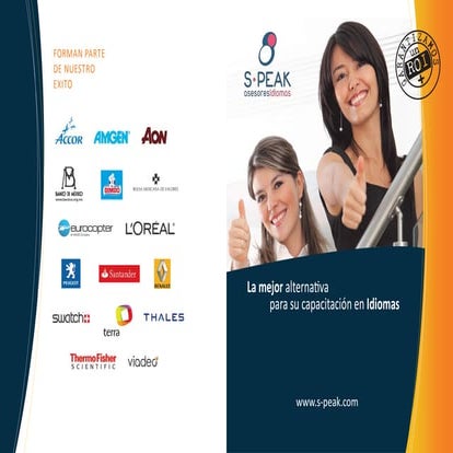 Brochure s peak 2012 español
