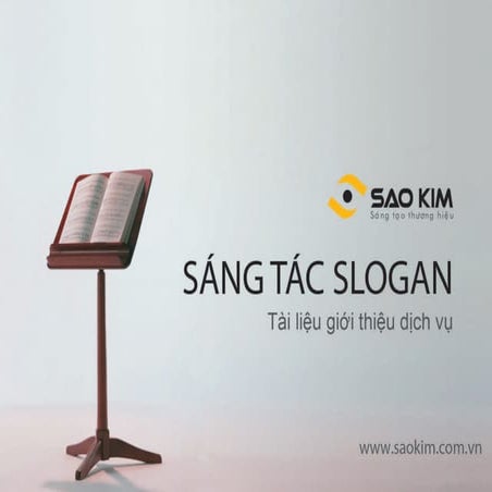 Sáng tác slogan - Thiết kế slogan chuyên nghiệp bởi Sao Kim Branding