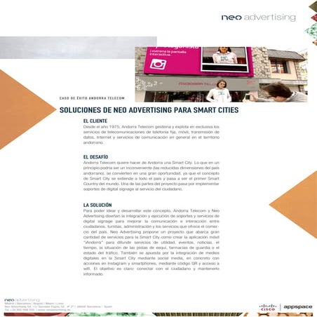 Caso de éxito Neo Advertising:  ANDORRA TELECOM