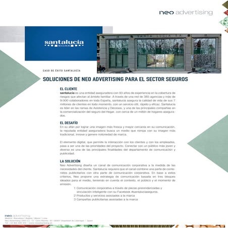 Caso de Éxito 2015 santalucía Seguros