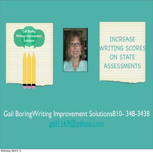 Gail's Brochure and Preview of Her Work