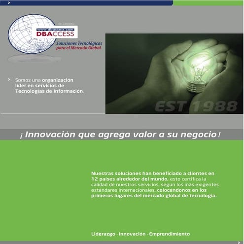 DBAccess Brochure Comercial