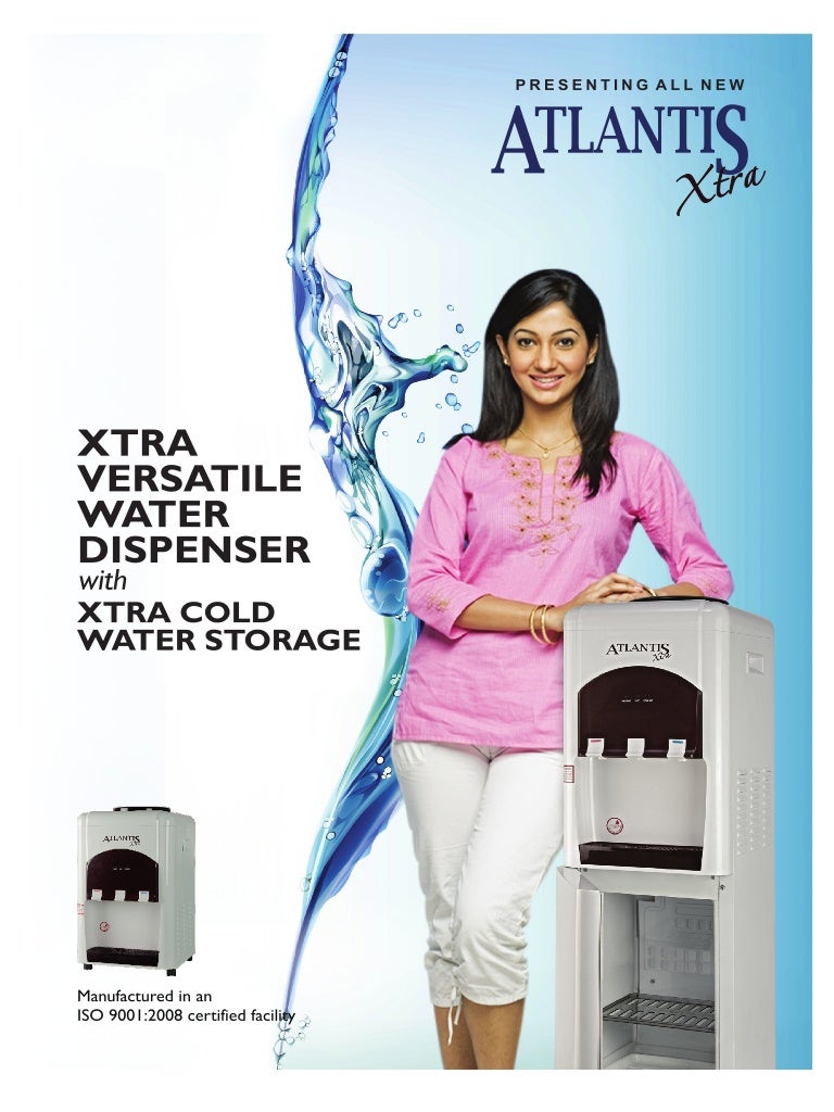 Atlantis Xtra Hot Cold Normal Water Dispenser with Fridge and Storage…