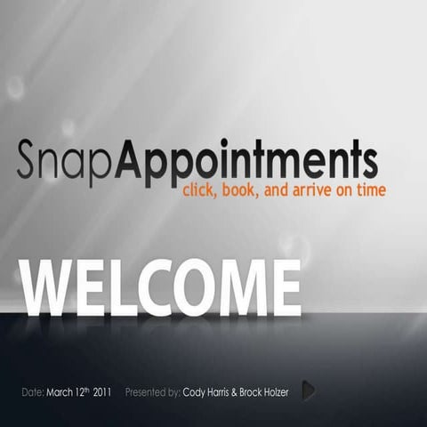 Brock Holzer, Snap Appointments