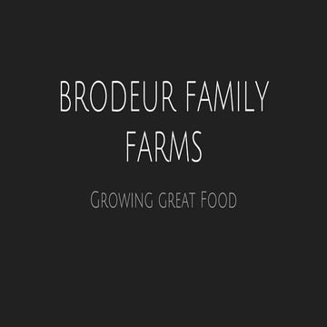 Brodeur Family Farms