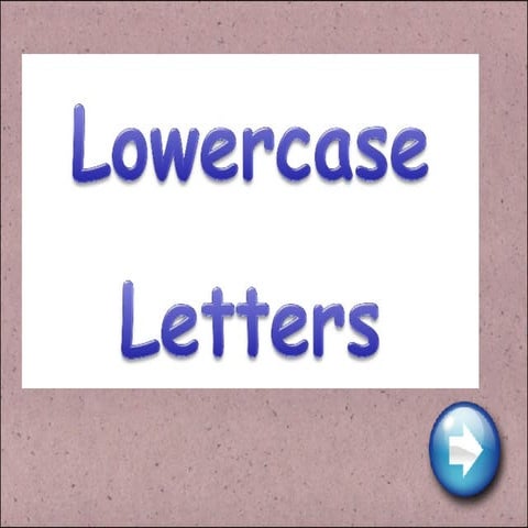 Brodeur Lowercase Letters