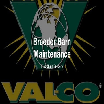 Breeder Barn Maintenance - Flat Chain Feeder