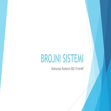 Brojni sistemi