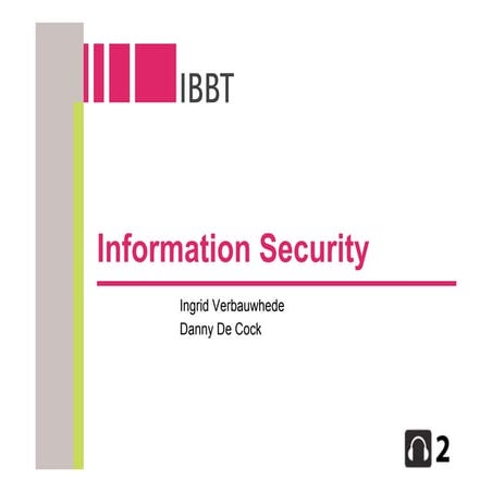 Brokerage 2007 presentation security