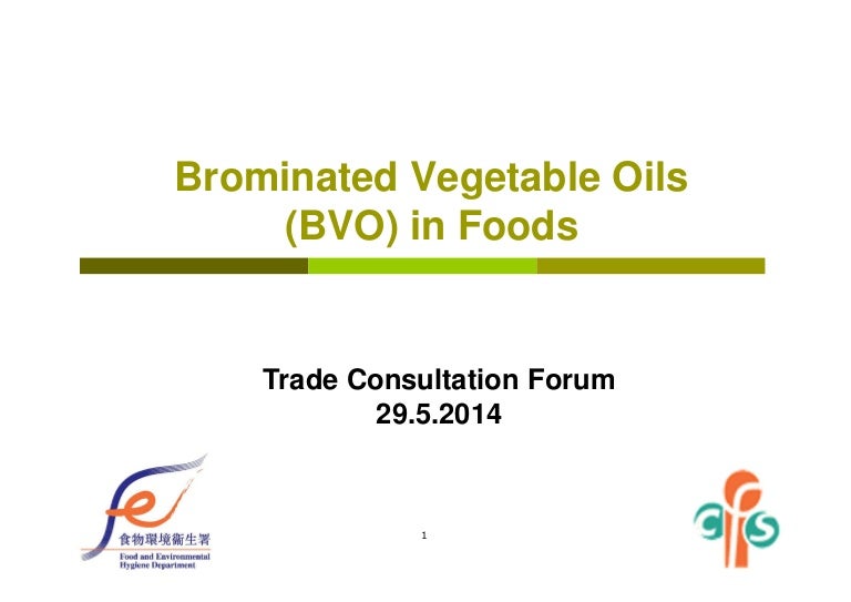 Brominated Vegetable Oils in Foods