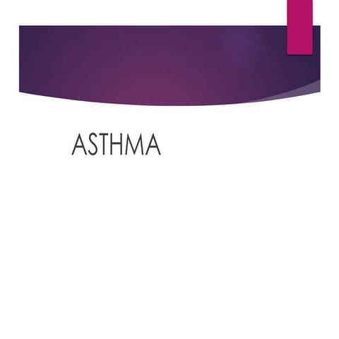 Bronchial asthma 