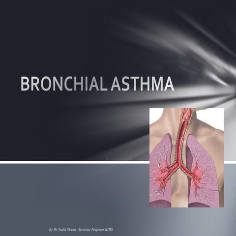 Pathophysiology of bronchial asthma