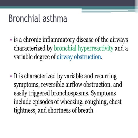 Airways obstruction (Bronchial Asthma).pptx