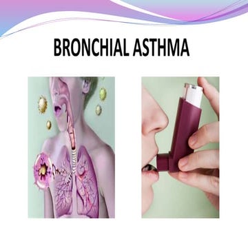 Bronchial asthma - AHS by Gowtham sap