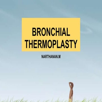 Bronchial thermoplasty