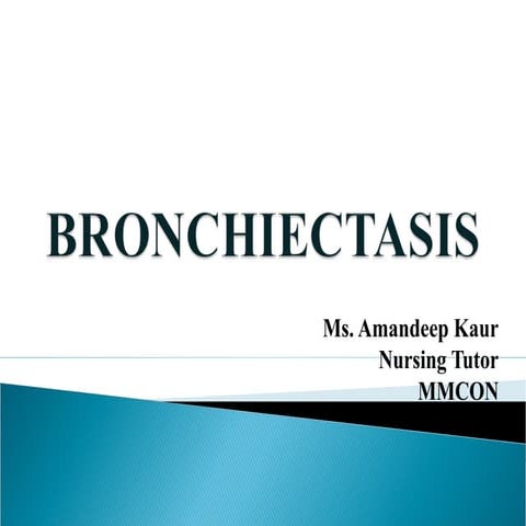 Bronchiectases
