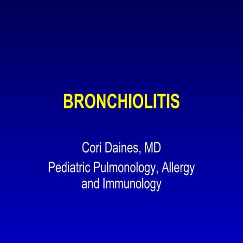 Bronchiolitis