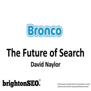 BrightonSEO - David Naylor 10th Apr...